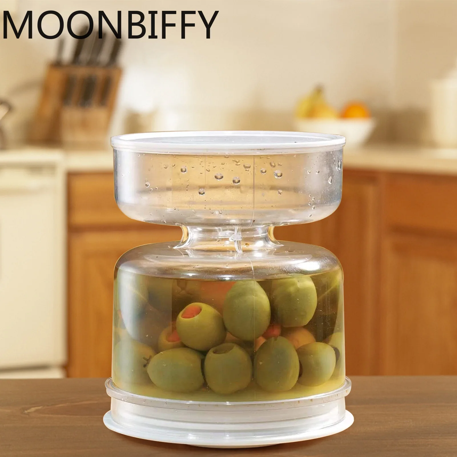 Pickles Pot Droge En Natte Dispenser Pickles Zandloper Pot Zeef Food Container Voor Thuis Keuken Separator Kleine Organisator
Pickles Pot Droge En Natte Dispenser Pickles Zandloper Pot Zeef Food Container Voor Thuis Keuken Separator Kleine Organisator