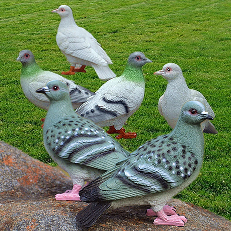 Simulation Animal Bird Sculpture Crafts Resin Pigeon Ornaments Fairy Garden Courtyard Figurines Garden-decoration Mini Jardin
Simulation Animal Bird Sculpture Crafts Resin Pigeon Ornaments Fairy Garden Courtyard Figurines Garden-decoration Mini Jardin