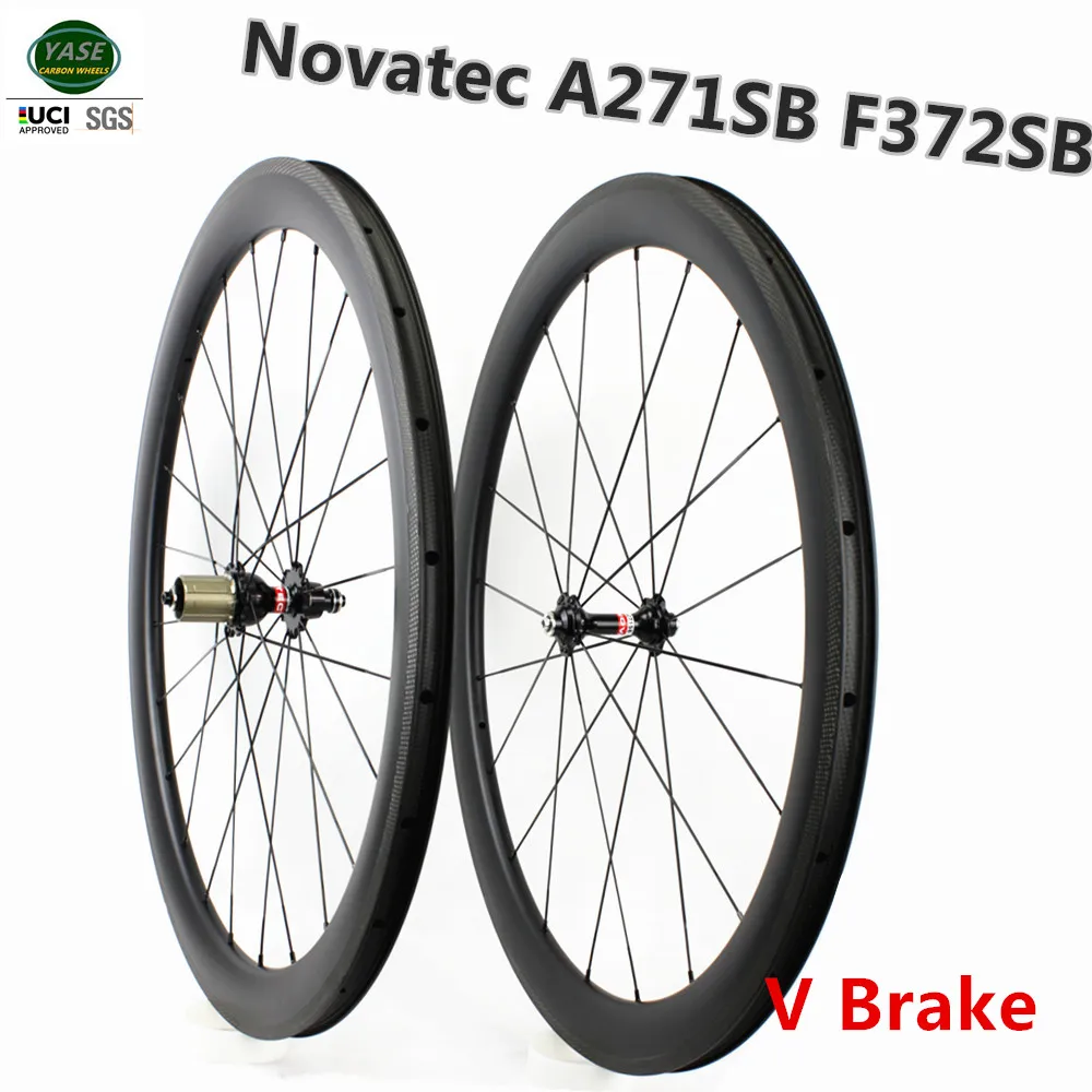 YASE Novatec A271SB F372SB Carbon Bicycle Wheelset 50x23mm Clincher or Tubular Bike Wheel 700c Road Carbon Wheels 100x9 130x9
YASE Novatec A271SB F372SB Carbon Bicycle Wheelset 50x23mm Clincher or Tubular Bike Wheel 700c Road Carbon Wheels 100x9 130x9
