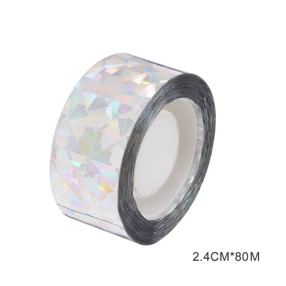 Bird Scare Ribbon Two-Side Reflective Visual Flash Anti-Bird Tape Birds Scare Repellent Tape For Garden Farm Vineyard Orchards
Bird Scare Ribbon Two-Side Reflective Visual Flash Anti-Bird Tape Birds Scare Repellent Tape For Garden Farm Vineyard Orchards