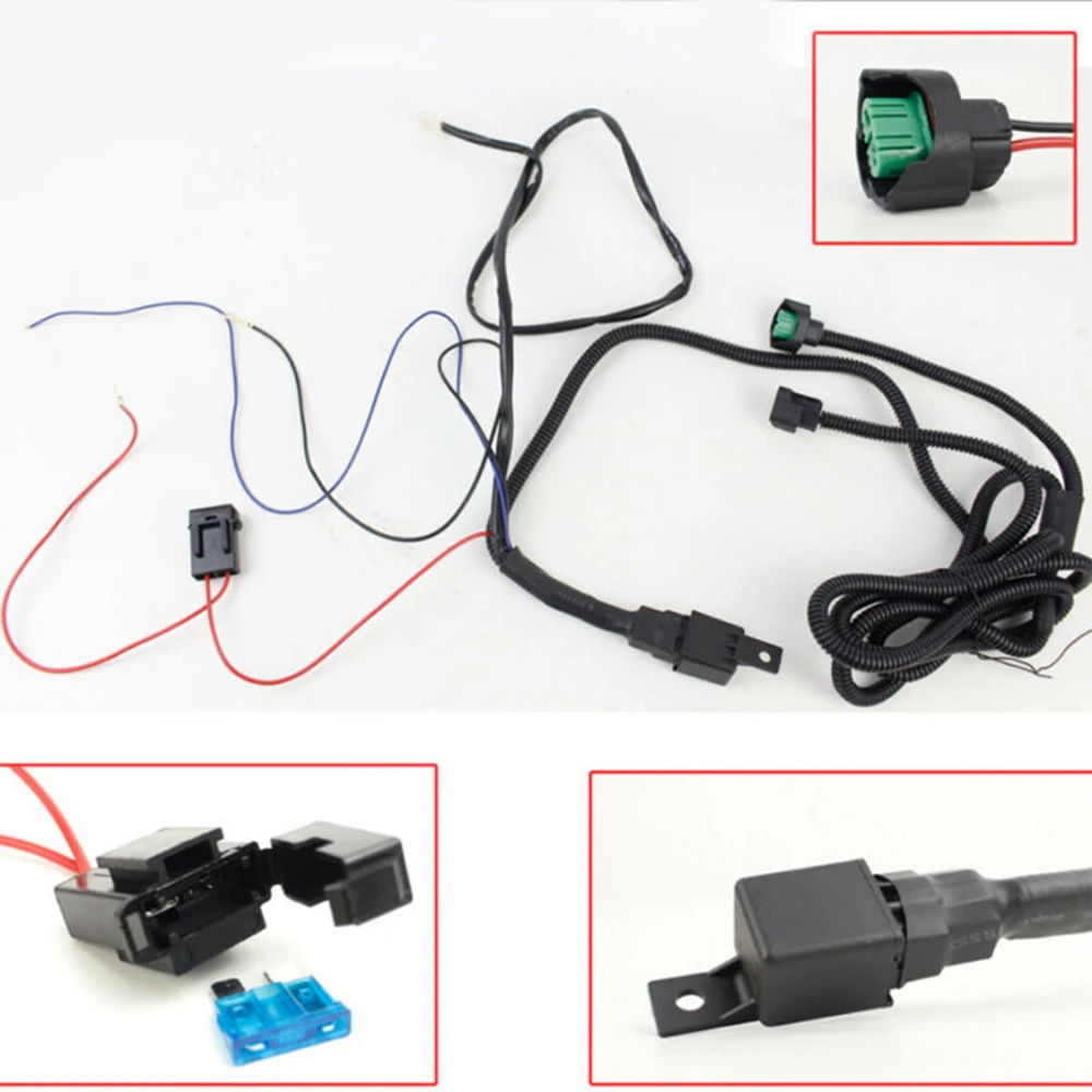 12V Fog light 40A Wire harness LED Indicators Switch Wiring High Quality Practical
12V Fog light 40A Wire harness LED Indicators Switch Wiring High Quality Practical
