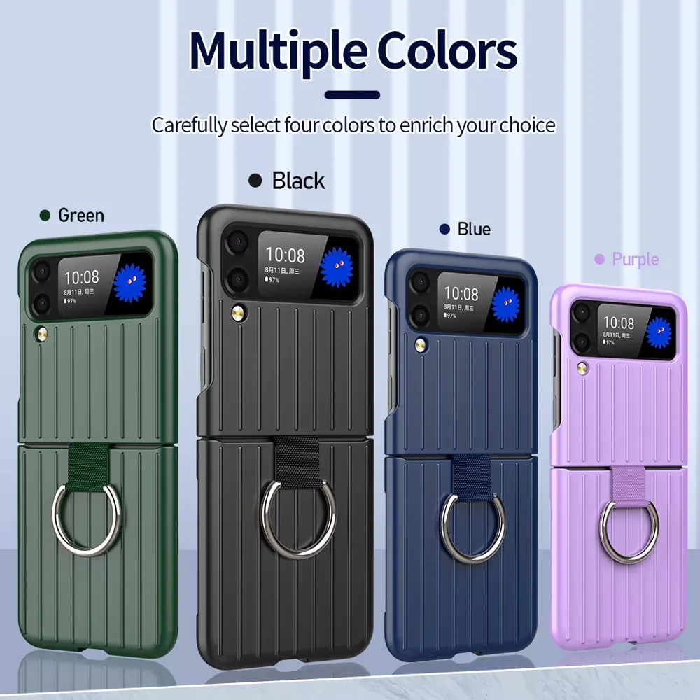 Plain Thin Case for Samsung Galaxy Z Flip 3 Flip3 5G with Ring Holder Protective Cover Coque
Plain Thin Case for Samsung Galaxy Z Flip 3 Flip3 5G with Ring Holder Protective Cover Coque