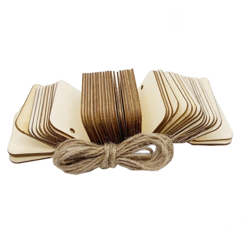 25pcs Unpolished Wood Chips Hang Tags 5x3cm Rectangular Wooden Pendant Christmas Tree Hanging Decoration Wood Ornaments Xmas
25pcs Unpolished Wood Chips Hang Tags 5x3cm Rectangular Wooden Pendant Christmas Tree Hanging Decoration Wood Ornaments Xmas