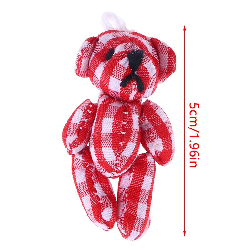 Cute Jointed Bear Plush Toy Cartoon Animal Pendant Soft Stuffed Doll Keychain Backpack Car Bag Key Ring Decor Kid Gift
Cute Jointed Bear Plush Toy Cartoon Animal Pendant Soft Stuffed Doll Keychain Backpack Car Bag Key Ring Decor Kid Gift
