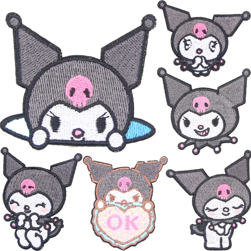 Kawaii Sanriod Cartoon Self Adhesive Embroidery Patch Patch Schoolbag Cloth Patch Clothes Decoration, Kuromi Patch, Repair Holes
Kawaii Sanriod Cartoon Self Adhesive Embroidery Patch Patch Schoolbag Cloth Patch Clothes Decoration, Kuromi Patch, Repair Holes