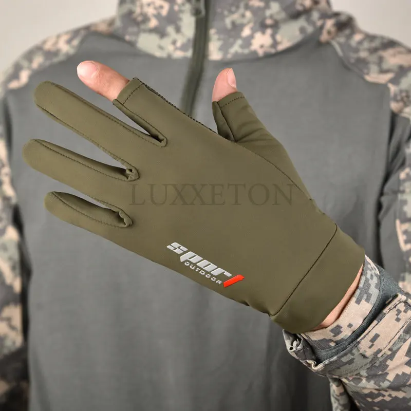 Sports Golf Ice Silk Riding Driving Gloves Two-Finger Fishing Gloves Non-Slip Fitness High-Elastic Ultraviolet Protection Gloves
Sports Golf Ice Silk Riding Driving Gloves Two-Finger Fishing Gloves Non-Slip Fitness High-Elastic Ultraviolet Protection Gloves