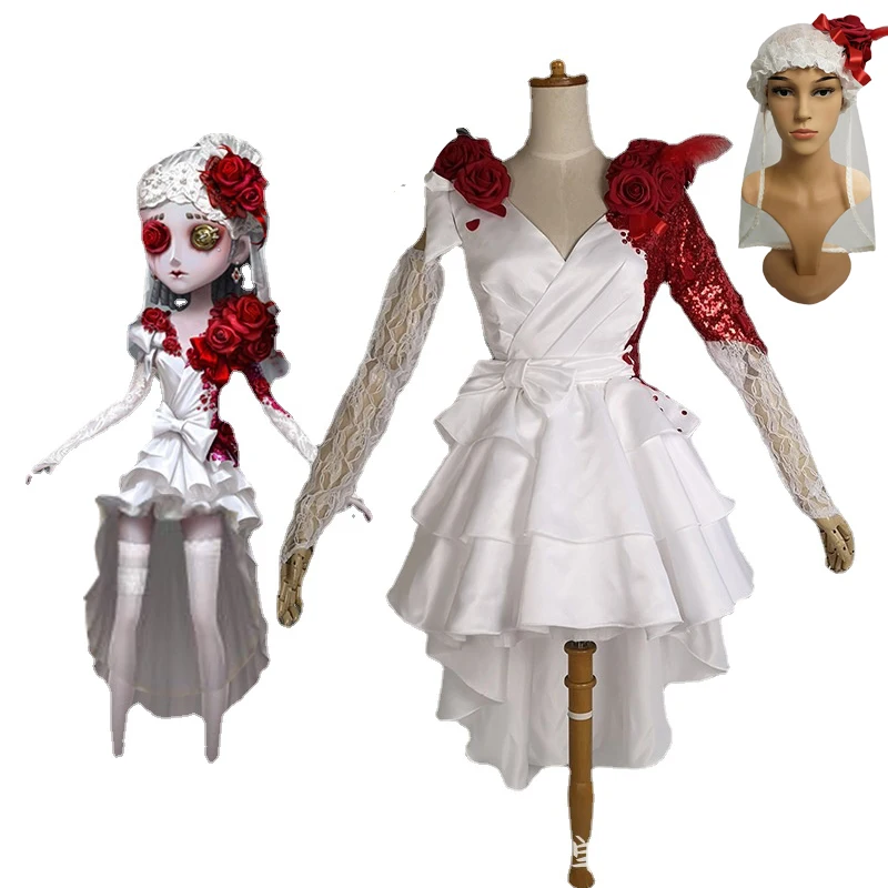 Game Identity V Vera Nair Cosplay Costume Scarlet Bride New Skin Flower Wedding Dress Halloween Xmas Costumes for Women Girls
Game Identity V Vera Nair Cosplay Costume Scarlet Bride New Skin Flower Wedding Dress Halloween Xmas Costumes for Women Girls