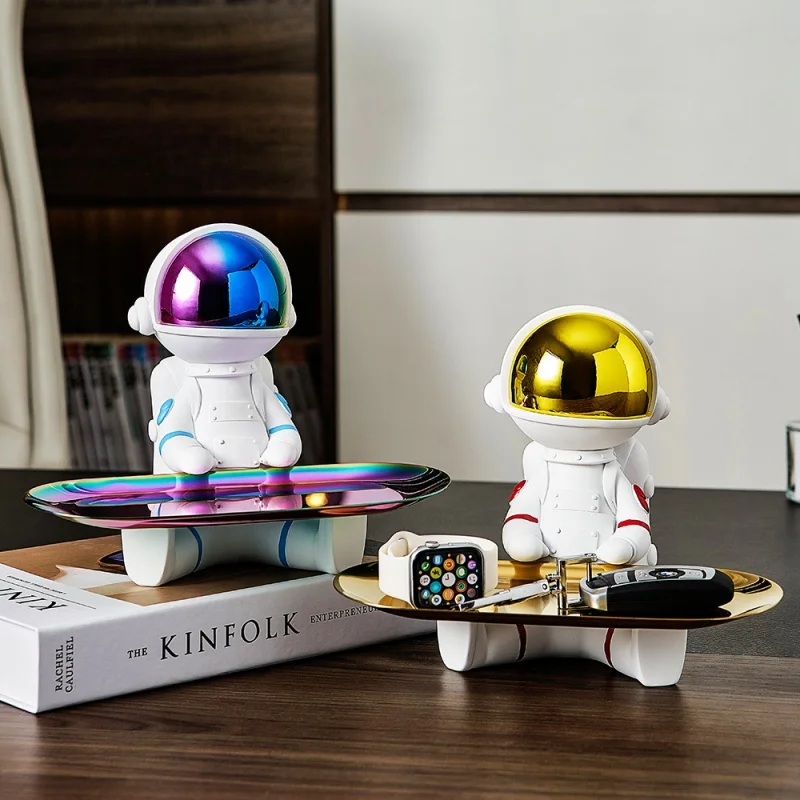 Creative Home Decor Accessories Astronaut Tray Modern Living Room Candy Key Storage Tray Room Desktop Spaceman Figurine Gift
Creative Home Decor Accessories Astronaut Tray Modern Living Room Candy Key Storage Tray Room Desktop Spaceman Figurine Gift