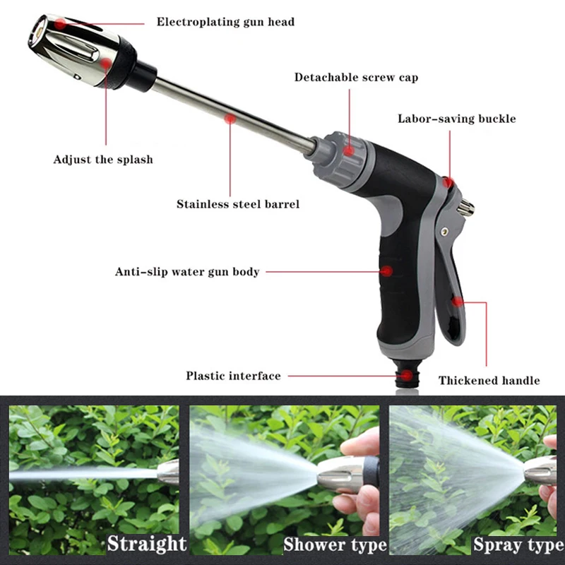 New High Pressure Car Washer Water Gun Garden Hose Nozzle Spray Water Hidrolavadora Foam Pot Car Washing Sprinkler Cleaning Tool
New High Pressure Car Washer Water Gun Garden Hose Nozzle Spray Water Hidrolavadora Foam Pot Car Washing Sprinkler Cleaning Tool