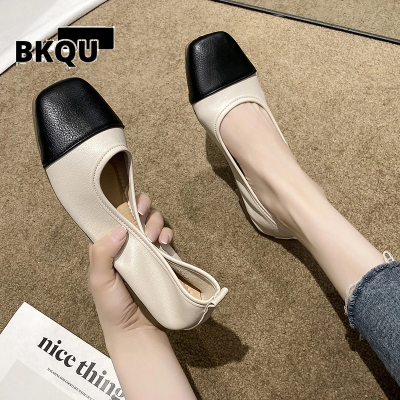 Women Patchwork Flats Casual Square Toe Loafers Leather Shoes Flat Heel Retro
Women Patchwork Flats Casual Square Toe Loafers Leather Shoes Flat Heel Retro