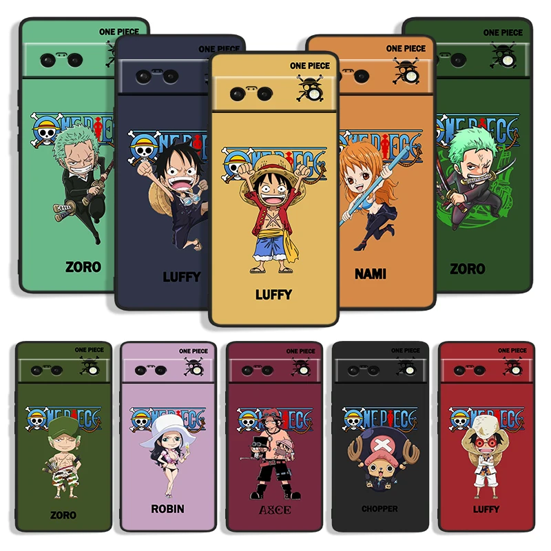 One Piece Luffy Shockproof Phone Cover for Google Pixel 7 6a 6 5a 5 4 4A XL 5G Black Case Soft Fundas Silicone Coque
One Piece Luffy Shockproof Phone Cover for Google Pixel 7 6a 6 5a 5 4 4A XL 5G Black Case Soft Fundas Silicone Coque