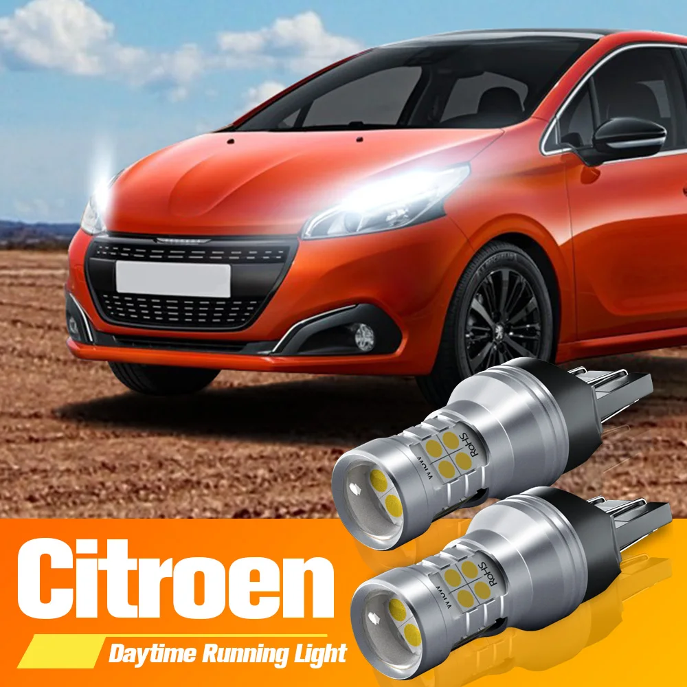 2pcs LED Daytime Running Light Bulb Lamp DRL W21/5W 7443 T20 Canbus No Error For Citroen Berlingo C3 2017 2018 2019 2020 2021
2pcs LED Daytime Running Light Bulb Lamp DRL W21/5W 7443 T20 Canbus No Error For Citroen Berlingo C3 2017 2018 2019 2020 2021