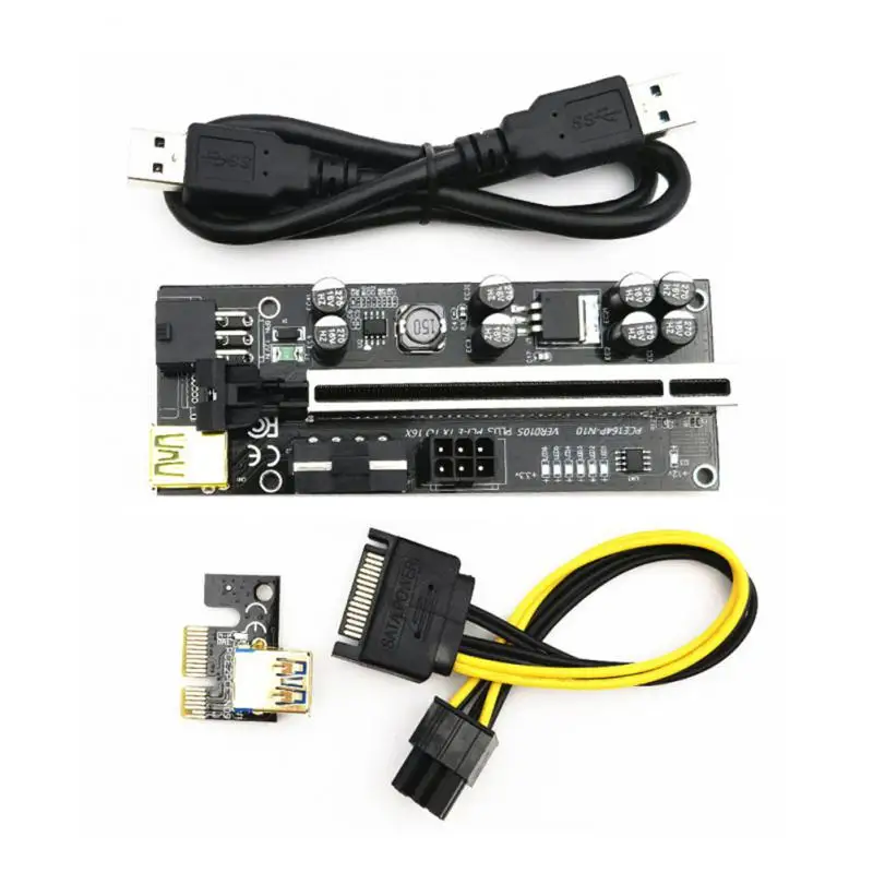 

6pin Interface 16x Adapter Card Upgrade 8 Capacitors The Pci-e Gpu Extender Is Powerful Ver 010s Plus Adapter Card Safe Stable