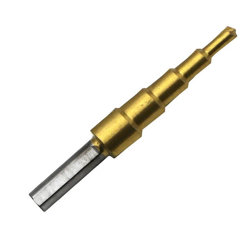 1PCS Step Drill Bit HSS Steel Cone Titanium Coated Woodworking Drill Bits Tool Set Hole Cutter 4-12 Center Punch
1PCS Step Drill Bit HSS Steel Cone Titanium Coated Woodworking Drill Bits Tool Set Hole Cutter 4-12 Center Punch