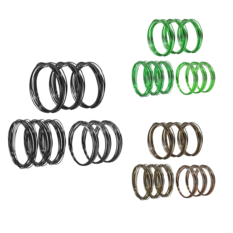Bonsai Wire Kit- 9 Roll Anodized Aluminum Tree Training Wires in 3 Size for Shaping Styling Indoor Bonsai Trees
Bonsai Wire Kit- 9 Roll Anodized Aluminum Tree Training Wires in 3 Size for Shaping Styling Indoor Bonsai Trees