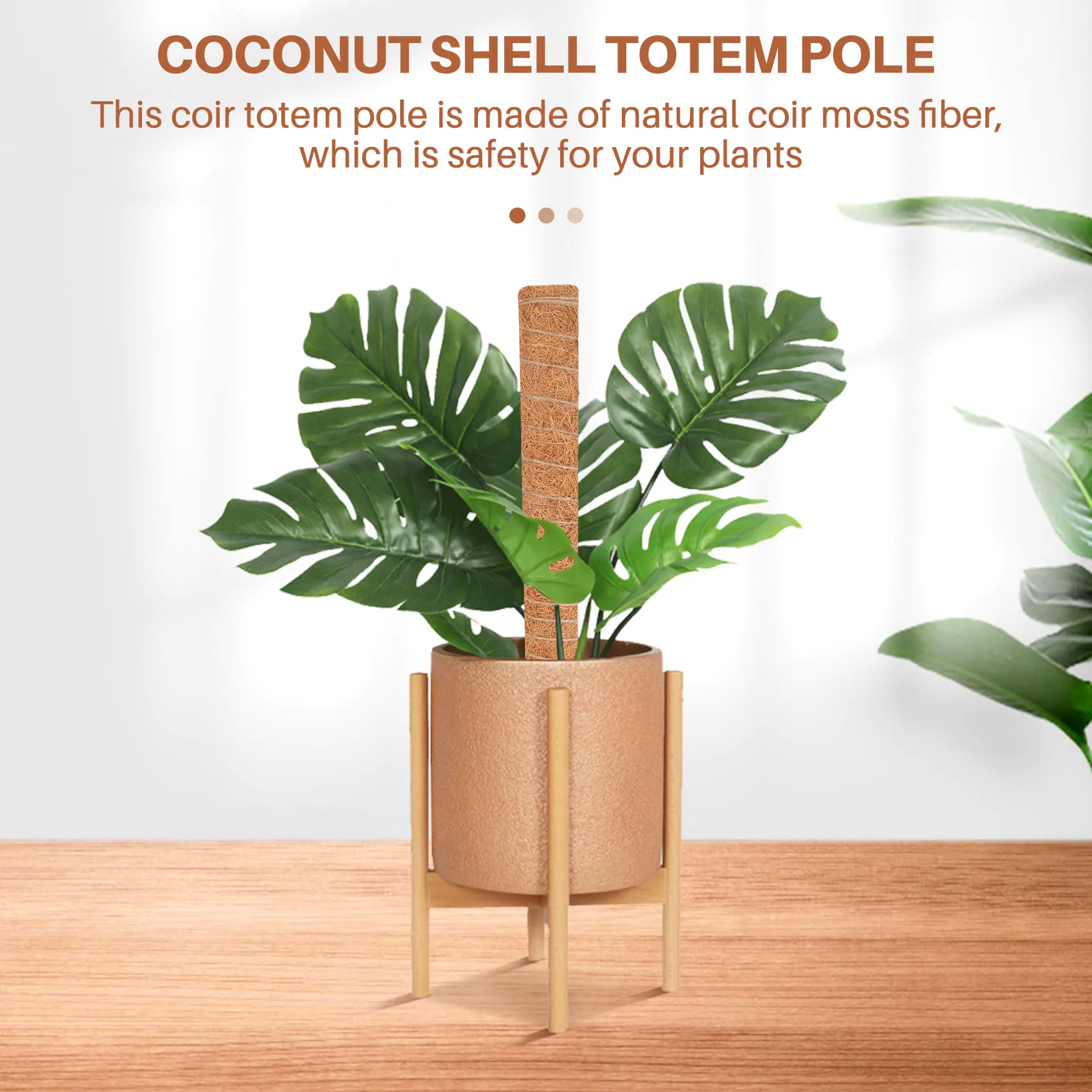 2PCS 17 Inch Coco Coir Totem Poles-Supports Indoor Plants to Grow Up-Uses Moss Pole for Creeper Plant Support
2PCS 17 Inch Coco Coir Totem Poles-Supports Indoor Plants to Grow Up-Uses Moss Pole for Creeper Plant Support