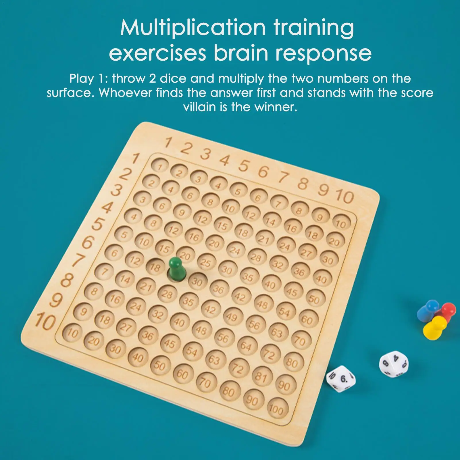 Wooden Montessori Multiplication Board Game | Pop Math Table Puzzle Game For Kids | Child Learning E
Wooden Montessori Multiplication Board Game | Pop Math Table Puzzle Game For Kids | Child Learning E