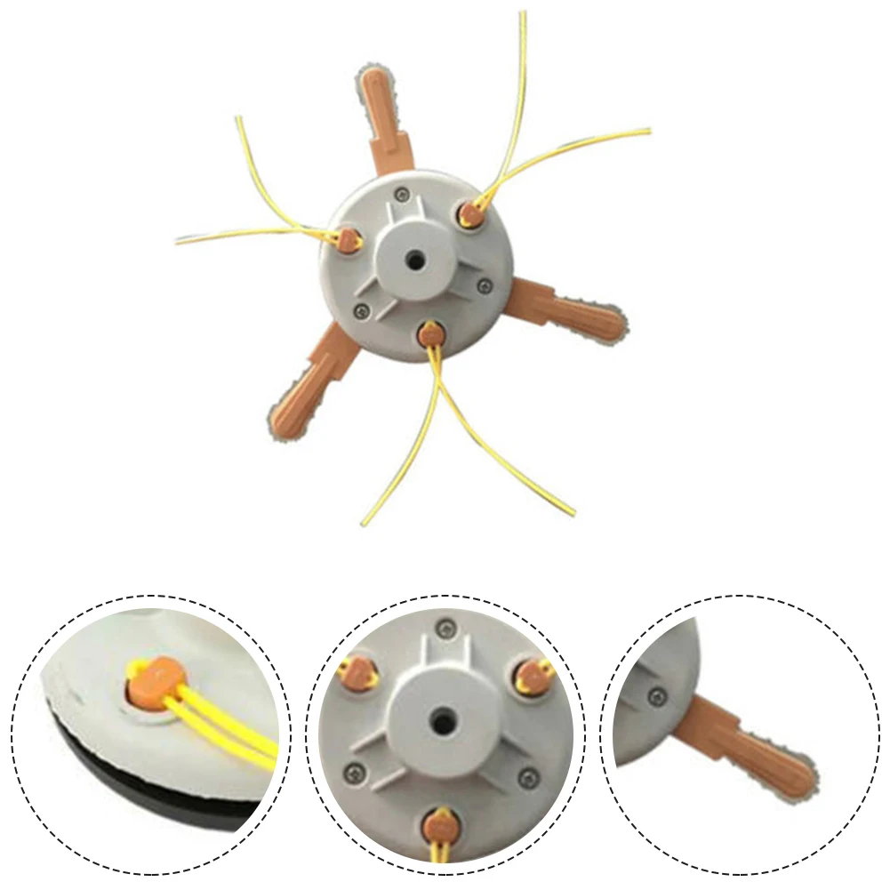 Mower Head Nylon Blades Lawn Mower Grass Eater Trimmer Head Brush Cutter Tool Garden String Trimmer Power Tool Accessories
Mower Head Nylon Blades Lawn Mower Grass Eater Trimmer Head Brush Cutter Tool Garden String Trimmer Power Tool Accessories