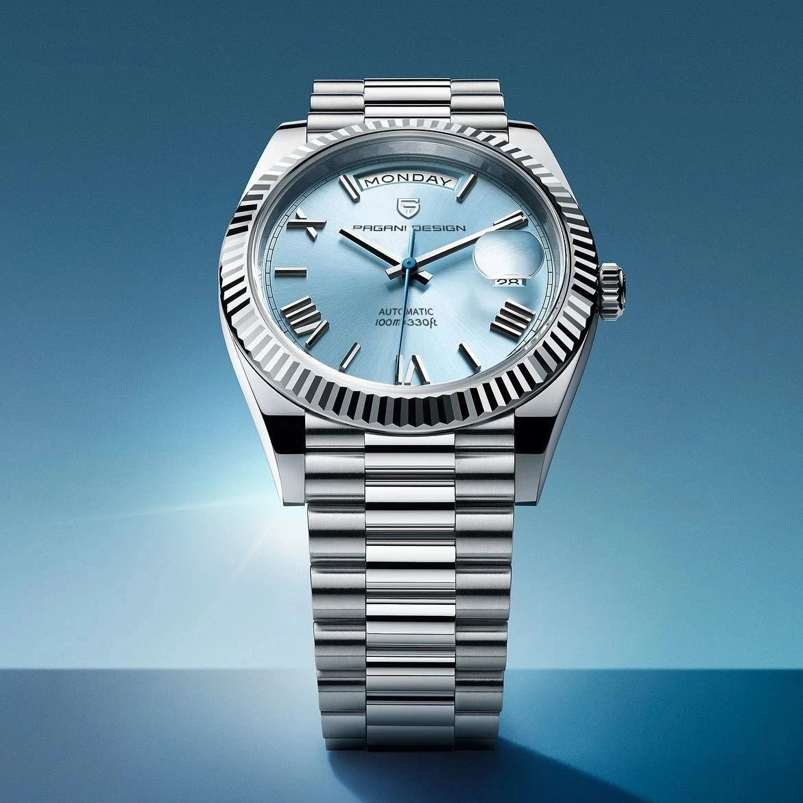 

PAGANI DESIGN New Men‘s Mechanical Business Watches Week Calendar Type Automatic Watch Sapphire Mirror 10ATM ST16 Movement Clock