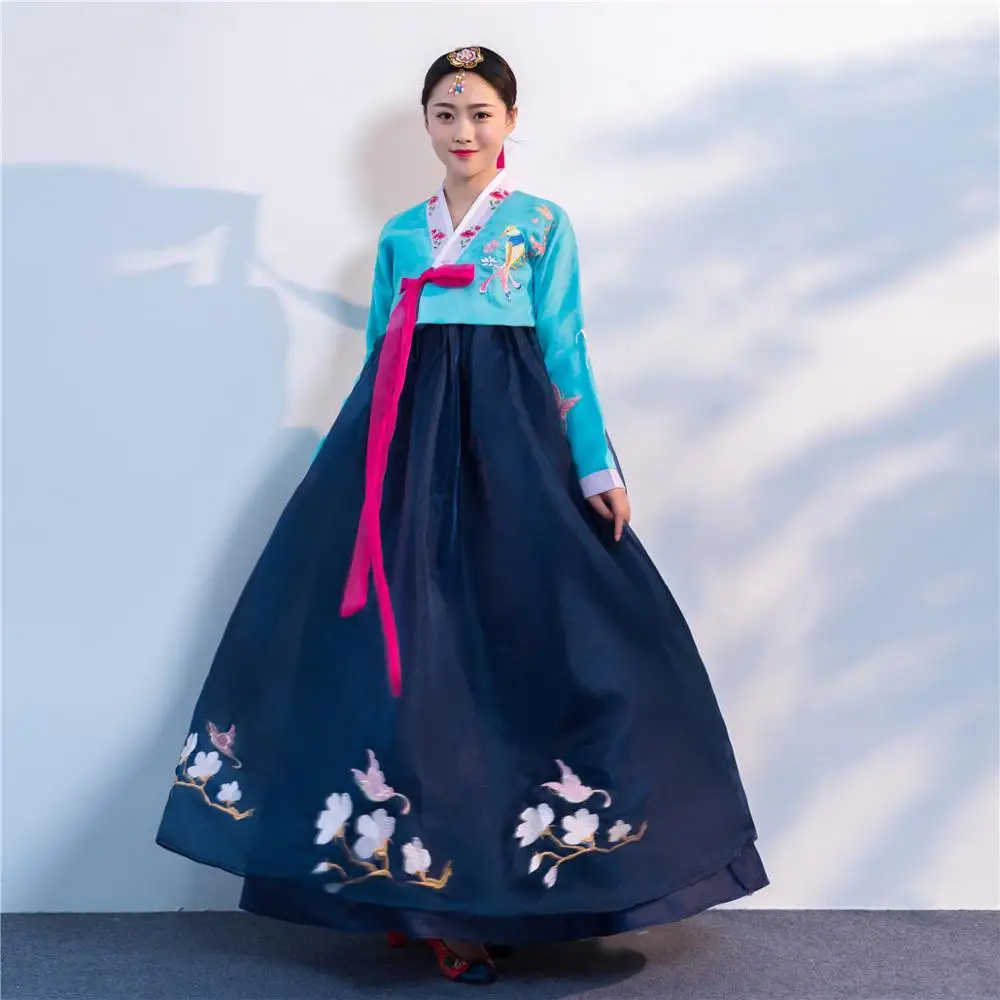 New Korean Traditional Costume Hanbok Dress Hanbok Female Korea Palace Costume National Minority Dance Performance Dress SL1352
New Korean Traditional Costume Hanbok Dress Hanbok Female Korea Palace Costume National Minority Dance Performance Dress SL1352