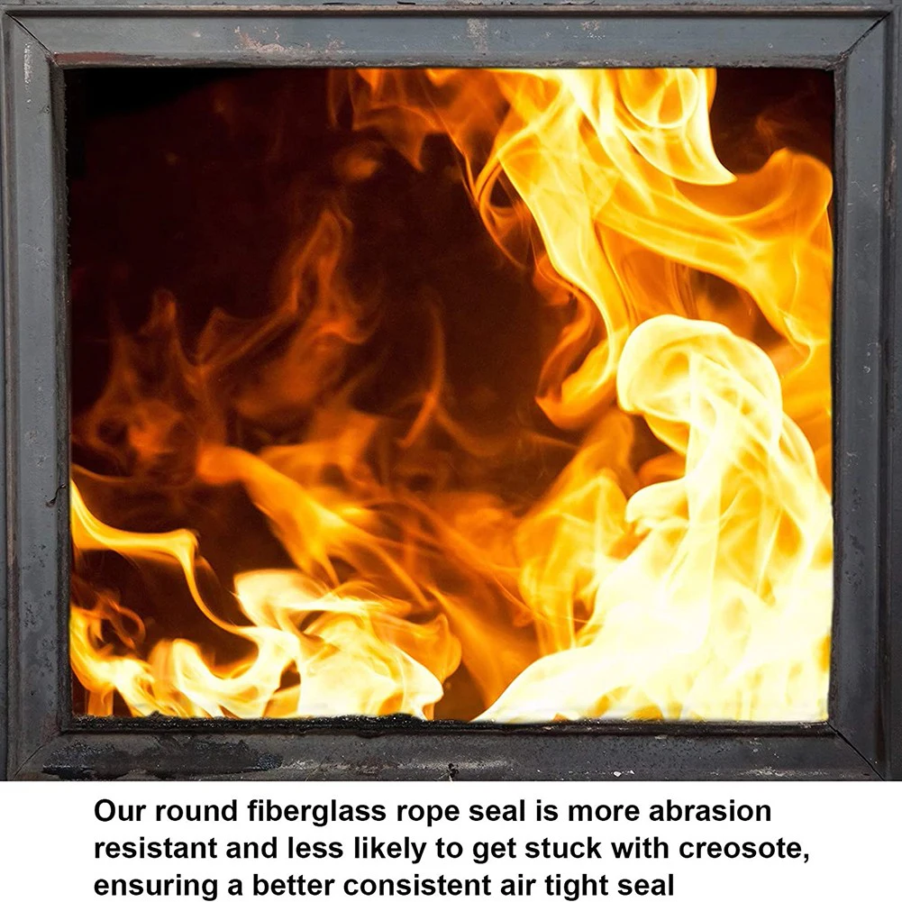 Wood Stove Door Gasket Rope Seal Soft Wood Burning Stove Doors 12mm X 2m 8mm X 300cm Durable For Boiler Good Sealing Performance
Wood Stove Door Gasket Rope Seal Soft Wood Burning Stove Doors 12mm X 2m 8mm X 300cm Durable For Boiler Good Sealing Performance