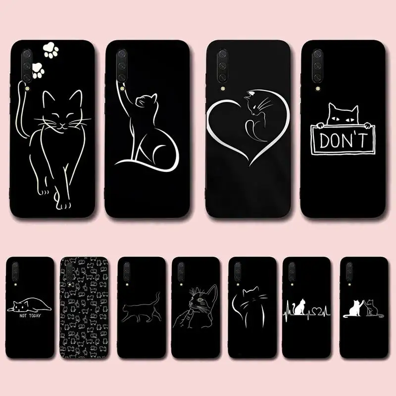 Funny Cute Cat Line Art Phone Case for Xiaomi mi 5 6 8 9 10 lite pro SE Mix 2s 3 F1 Max2 3
Funny Cute Cat Line Art Phone Case for Xiaomi mi 5 6 8 9 10 lite pro SE Mix 2s 3 F1 Max2 3