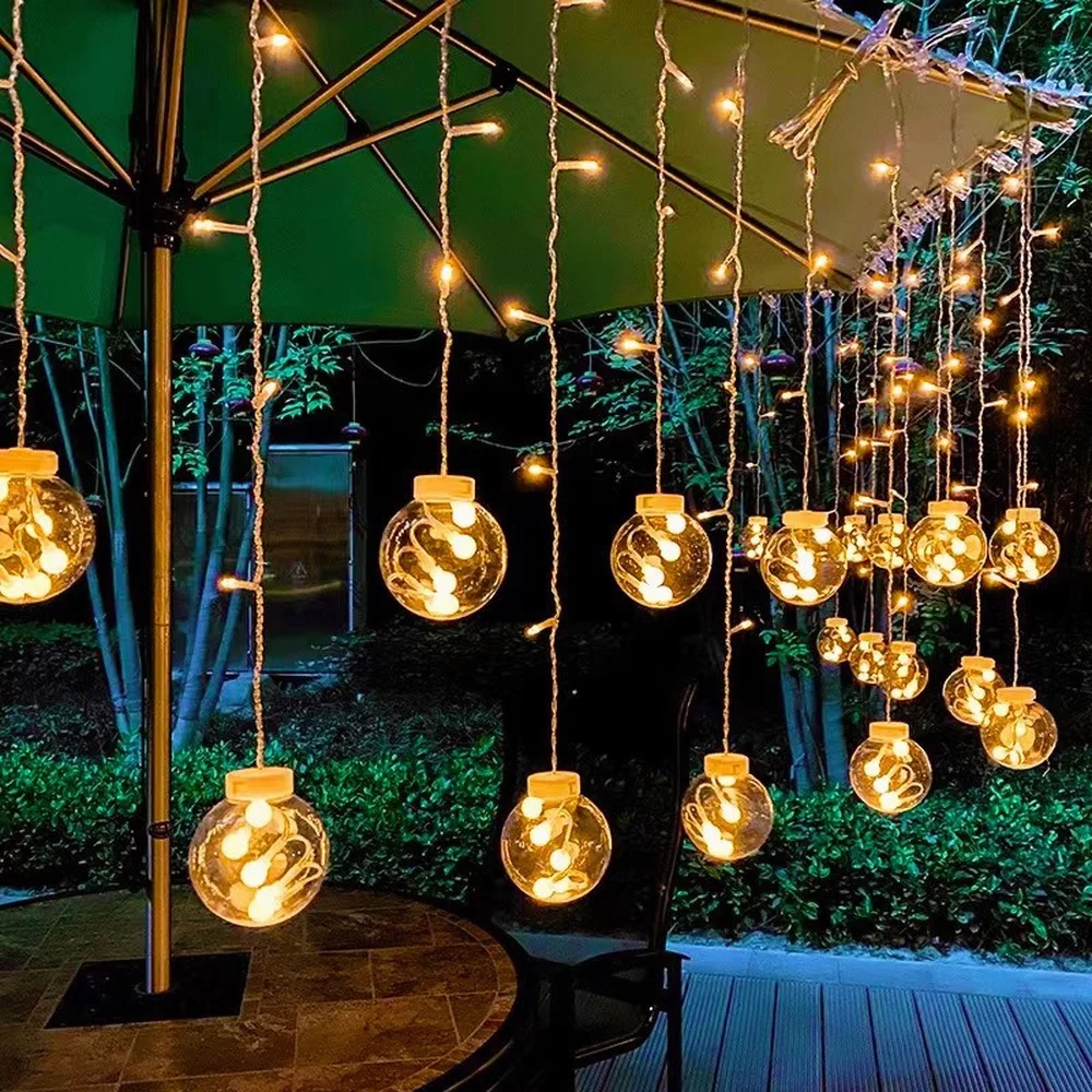 Solar Star Moon Curtain Light String Outdoor LED Fairy Garden Waterproof Christmas Day Holiday Wedding Decoration String Lamp
Solar Star Moon Curtain Light String Outdoor LED Fairy Garden Waterproof Christmas Day Holiday Wedding Decoration String Lamp