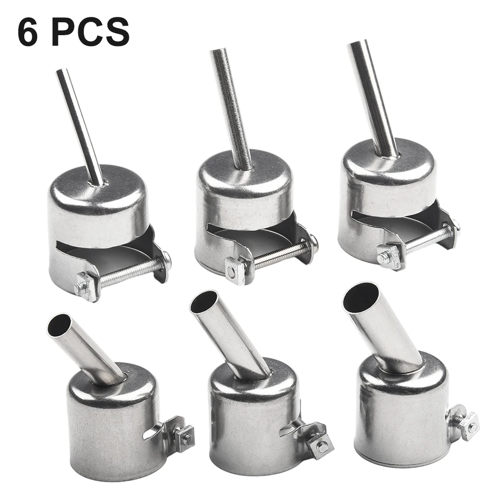 6pcs 45 Degree Curved Angle Welding Nozzle For 850 Series Hot Air Rework Station Accessories Welding Nozzle Soldering Tools
6pcs 45 Degree Curved Angle Welding Nozzle For 850 Series Hot Air Rework Station Accessories Welding Nozzle Soldering Tools