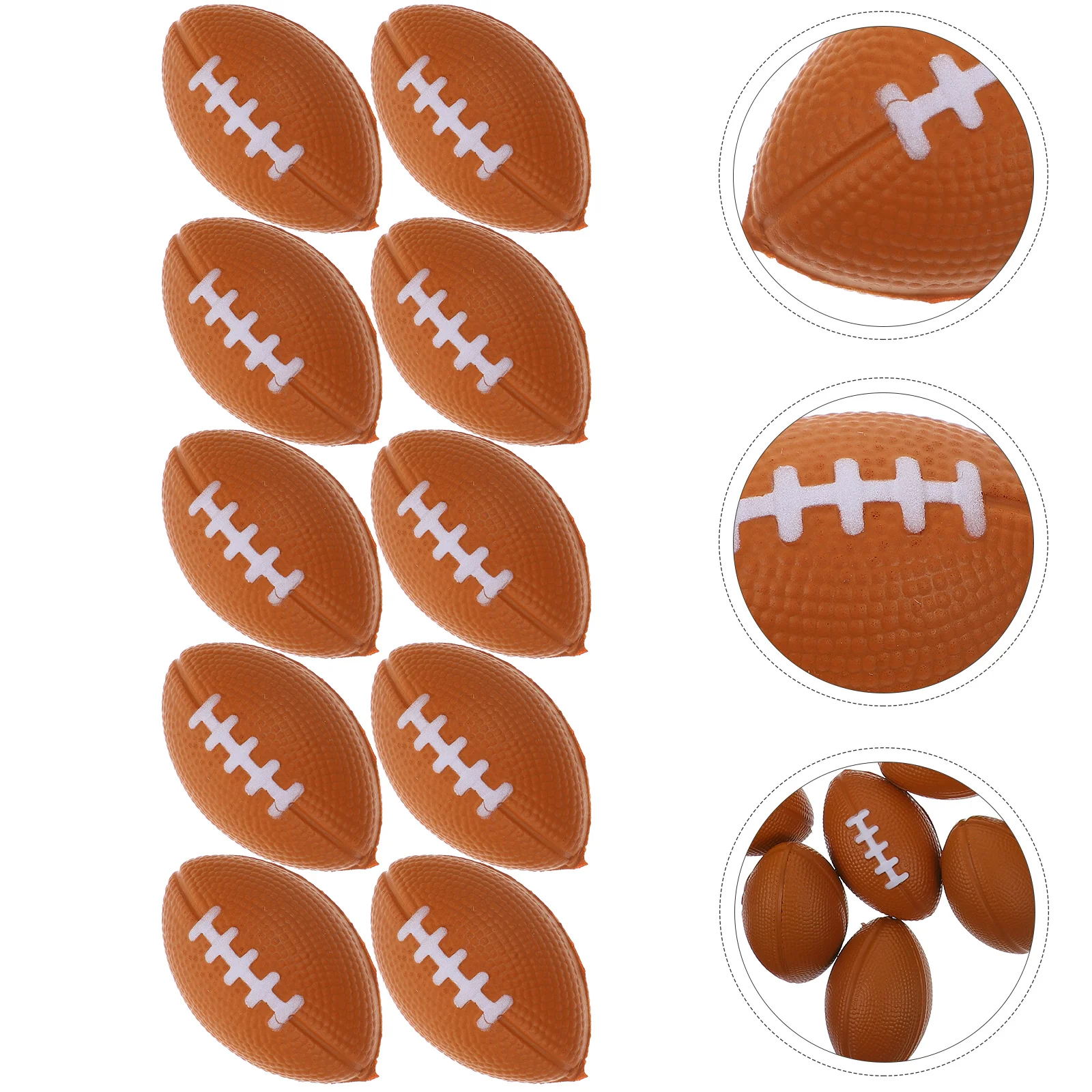 

40 Pcs Stretchy Toy Anxiety Adults Sports Toys Small Footballs Bulk Kid Fidget Plaything Stress Reliever Squeeze Mini Foams
