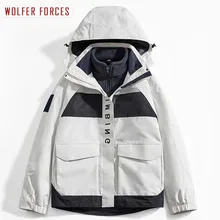 Tactical Fleece Jacket Oversize Withzipper Baseball Windbreaker Windshield Heavy Heating Bomber Cardigan Windbreak