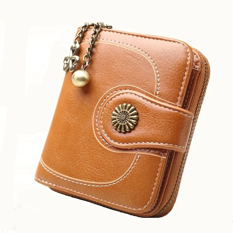 Women Vintage Wallets Greased Leather Flower Ladies Zipper Coin Purse Female Small Clutch Money Bag Credit Card Holder Wallet
Women Vintage Wallets Greased Leather Flower Ladies Zipper Coin Purse Female Small Clutch Money Bag Credit Card Holder Wallet