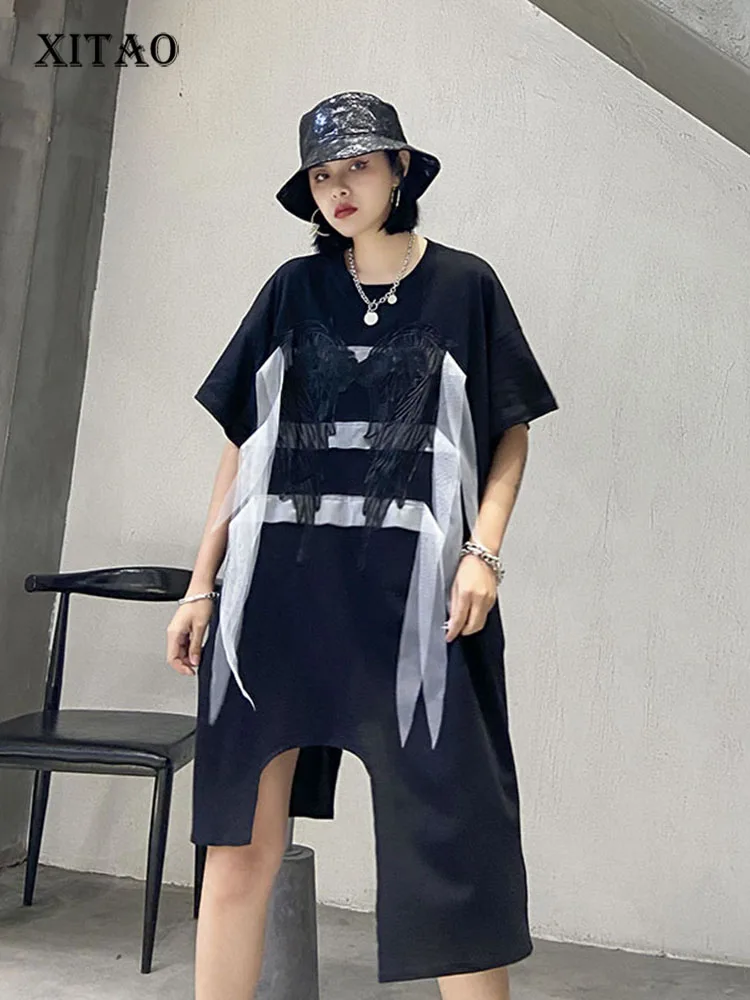 XITAO Streetwear Applique Wings Dress Women Fashion Loose Irregular Short Sleeve Dresses Trend Wild Women Clothes 2020 XJ4732
XITAO Streetwear Applique Wings Dress Women Fashion Loose Irregular Short Sleeve Dresses Trend Wild Women Clothes 2020 XJ4732