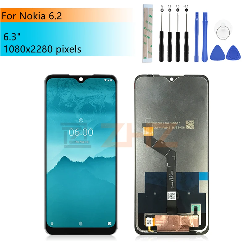 For Nokia 6.2 LCD Display Touch Screen Digitizer Assembly TA-1200 TA-1198 TA-1201 TA-1187 lcd Replacement Repair Parts 6.3"
For Nokia 6.2 LCD Display Touch Screen Digitizer Assembly TA-1200 TA-1198 TA-1201 TA-1187 lcd Replacement Repair Parts 6.3"