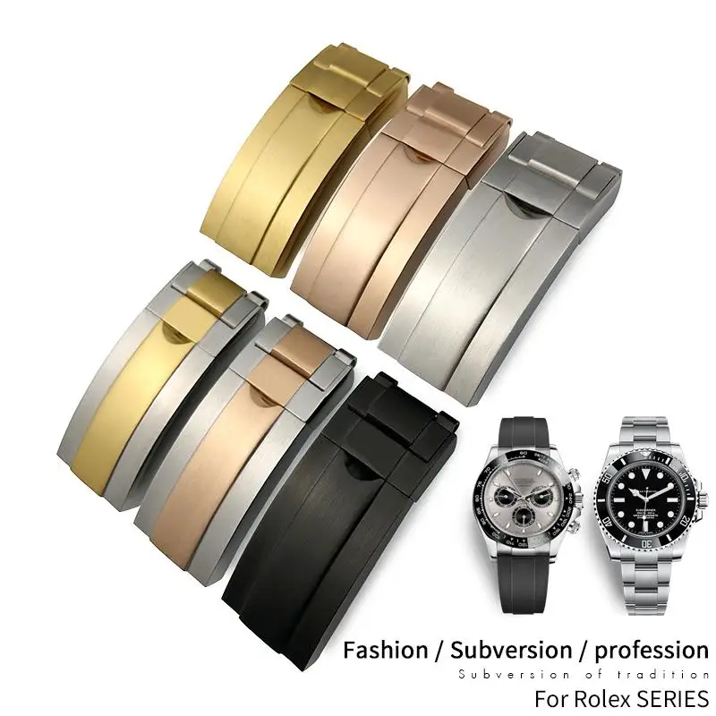 Stainless Steel Sliding Adjustable Folding Buckle Fit for Role watchband Submariner Daytona Yacht Master oysterflex 20mm Strap
Stainless Steel Sliding Adjustable Folding Buckle Fit for Role watchband Submariner Daytona Yacht Master oysterflex 20mm Strap