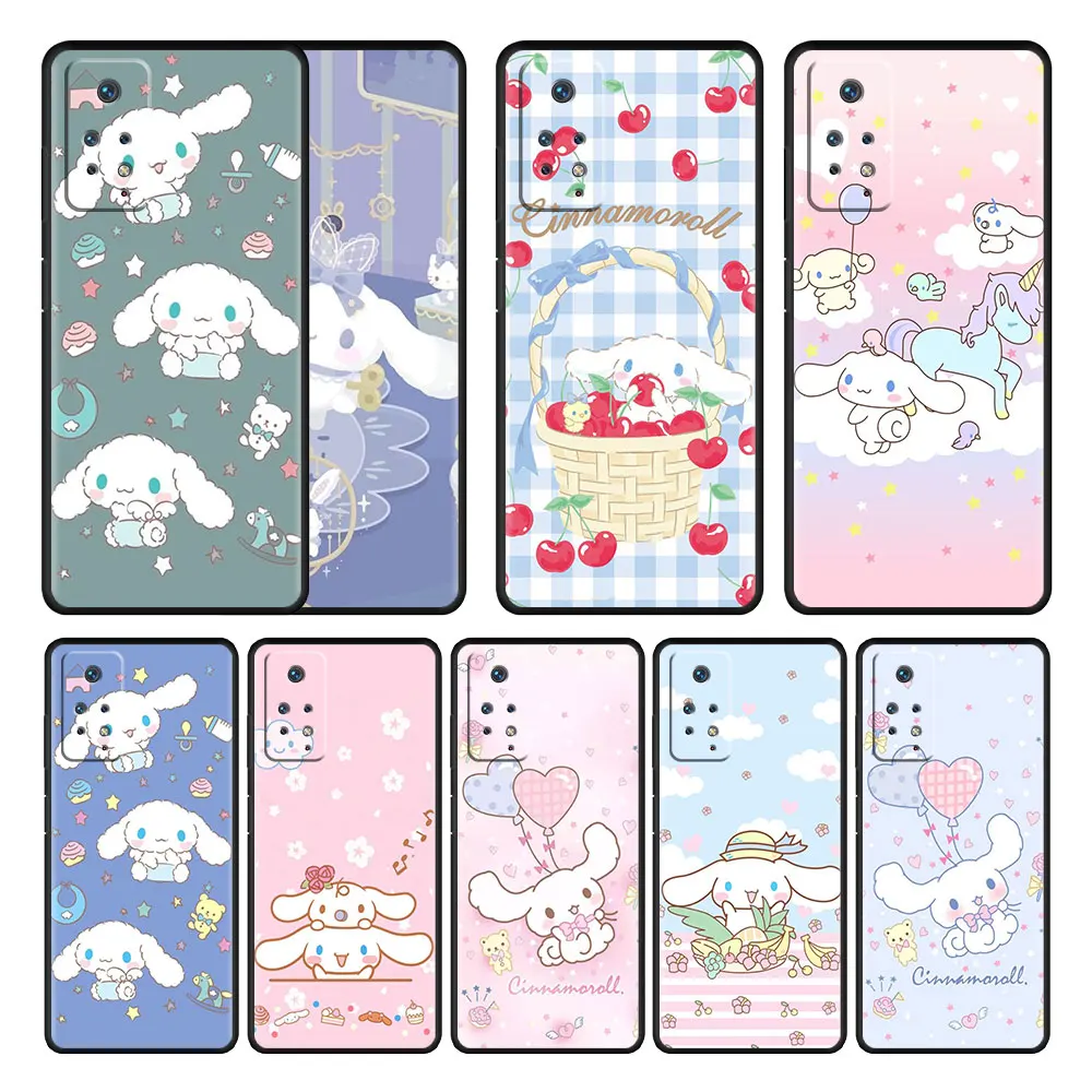 For Xiaomi Redmi Note 9A 9 10 Pro 11 9T 8T 9C 9S K40 9S K50 7 8 Celulares Fundas White Cinnamoroll born on the cloud Black 
For Xiaomi Redmi Note 9A 9 10 Pro 11 9T 8T 9C 9S K40 9S K50 7 8 Celulares Fundas White Cinnamoroll born on the cloud Black