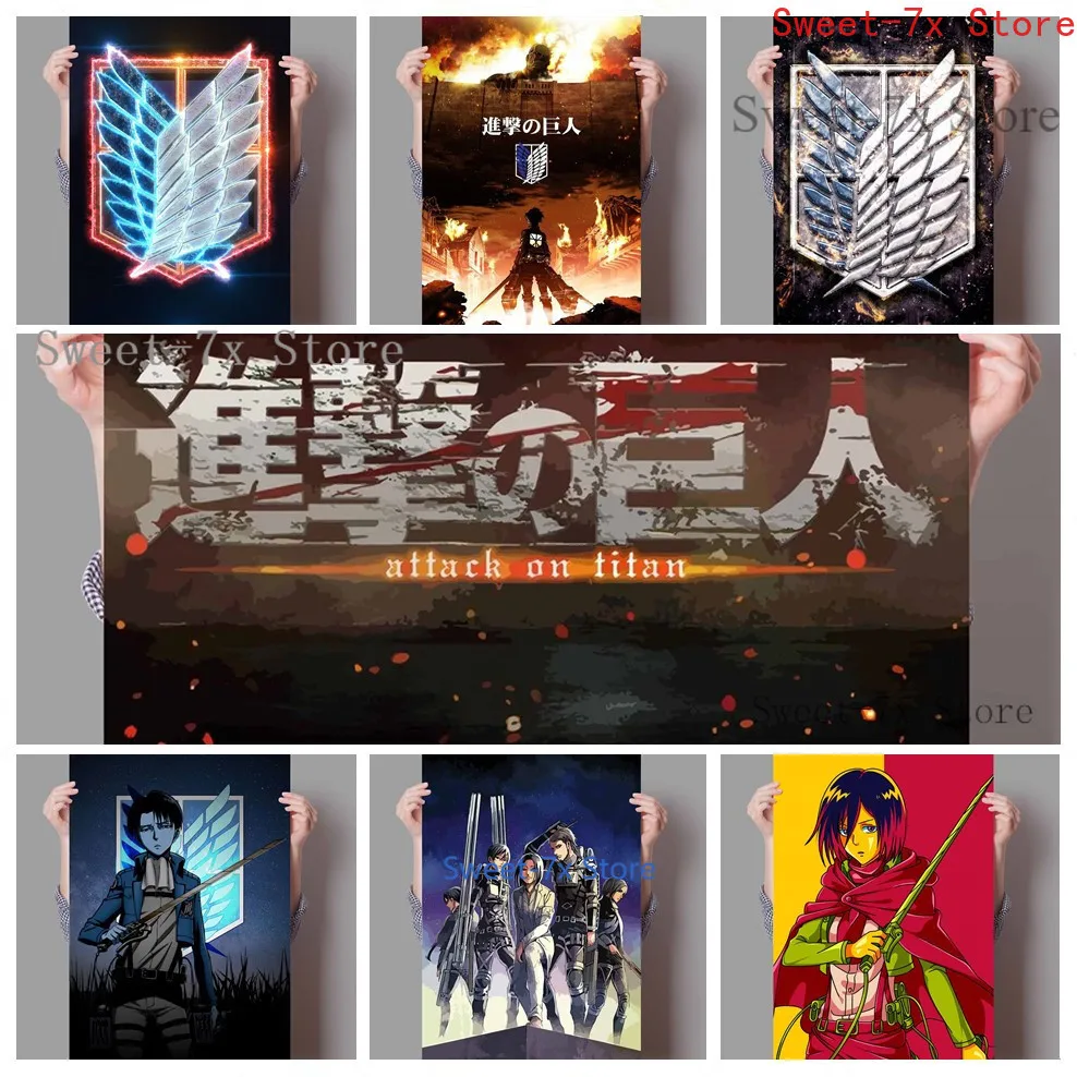 Anime Attack on Titan Wild Passion Canvas Painting Art Nordic Posters and Prints Wall Pictures for Living Room Decor Frameless
Anime Attack on Titan Wild Passion Canvas Painting Art Nordic Posters and Prints Wall Pictures for Living Room Decor Frameless