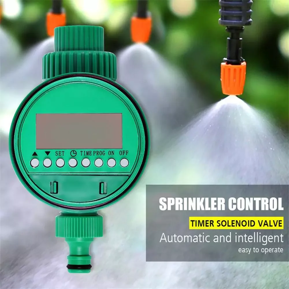 Automatic Irrigation Timer Garden Water Timer Control Device Intelligence Valve Controller LCD Display Electronic Watering Clock
Automatic Irrigation Timer Garden Water Timer Control Device Intelligence Valve Controller LCD Display Electronic Watering Clock