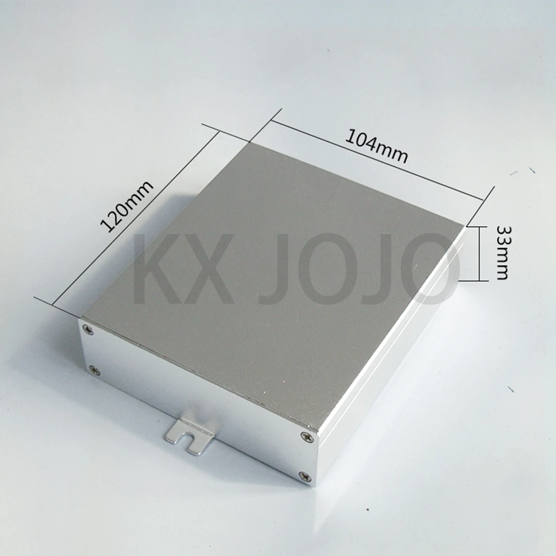 

Aluminum Enclosure 104*33*120mm Silver Waterproof Box Split Type Case with Ears Electronic Box DIY Power Housing Instrument
