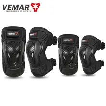VEMAR Knee Pads Motorcycle Knee Pads Breathable Sports Racing Knee Protective Pad Motocross Guards Racing Moto Protector Elbow