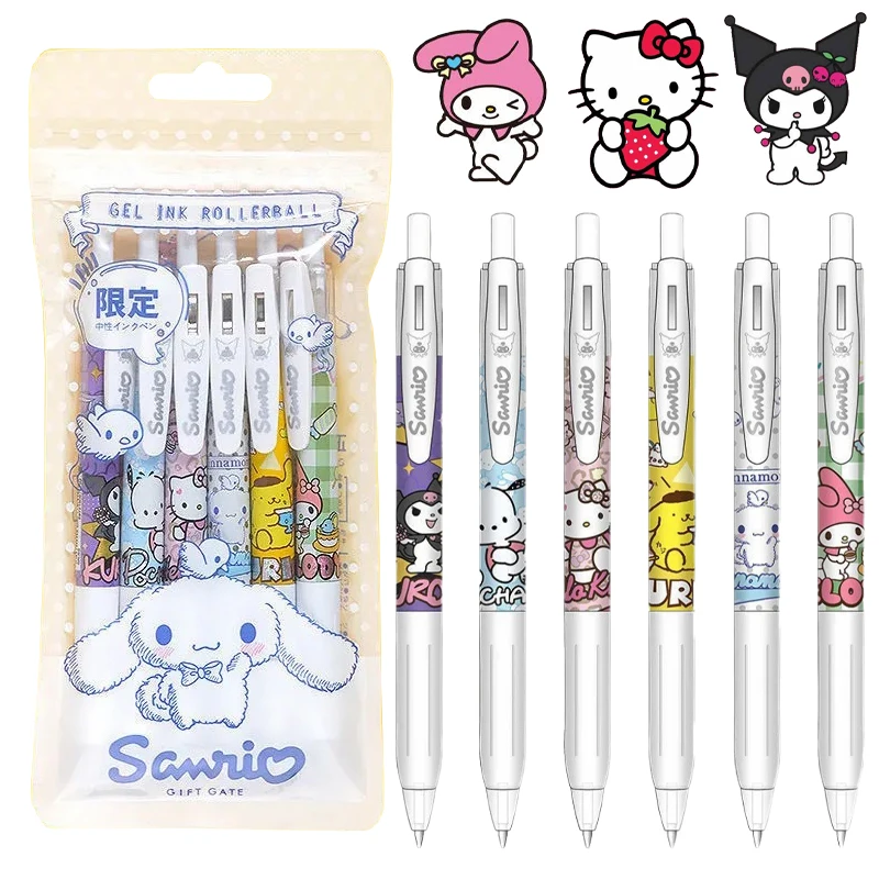 Sanrios Cinnamoroll Kuromi My Melody Hellokittys понравились помпурины 6 шт. 0,5 мм гелевая ручка кавайная мультяшная строчка
Sanrios Cinnamoroll Kuromi My Melody Hellokittys понравились помпурины 6 шт. 0,5 мм гелевая ручка кавайная мультяшная строчка