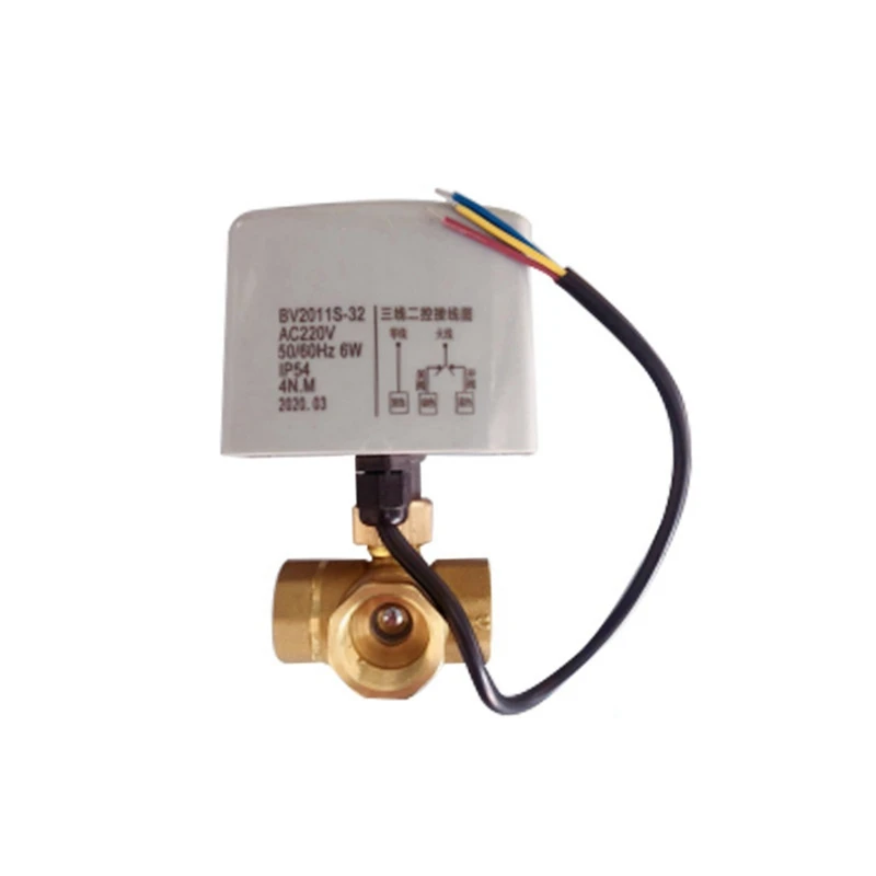 Promotion! 1 Brass DN32 3-Way L-Type Three-Wire Two-Control Ac220v Electric Ball Valve To Replace The Central Air Conditioner
Promotion! 1 Brass DN32 3-Way L-Type Three-Wire Two-Control Ac220v Electric Ball Valve To Replace The Central Air Conditioner