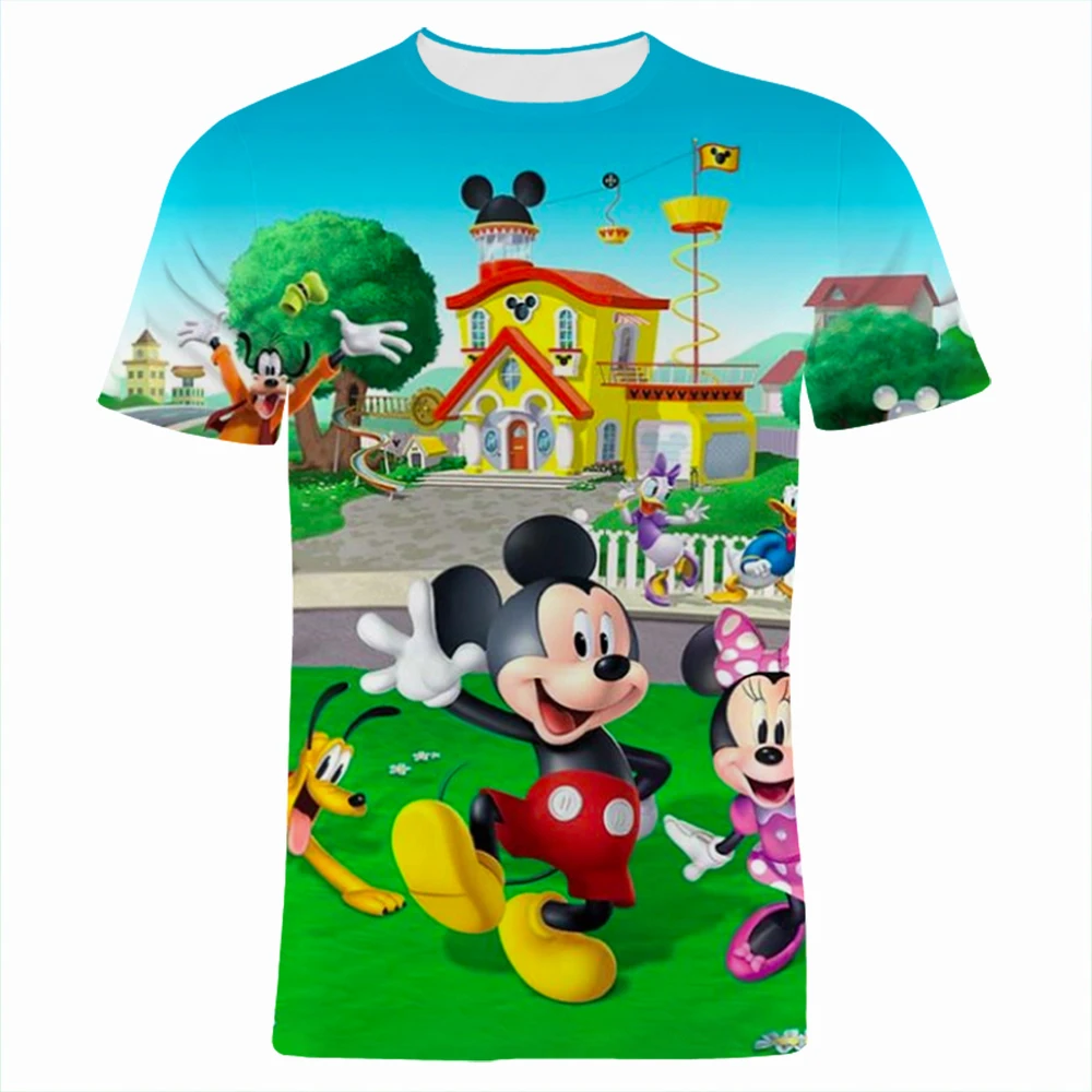 Summer Cartoon Cartoon T-shirt Men's Disney Mickey Mouse 3D Printing Female T-shirt Short-sleeved Casual Children's Clothing
Summer Cartoon Cartoon T-shirt Men's Disney Mickey Mouse 3D Printing Female T-shirt Short-sleeved Casual Children's Clothing
