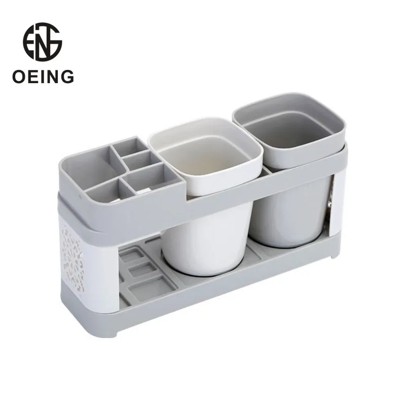 Home Bathroom Toothpaste Storage Rack Plastic Cup Holder Toothbrush Holder Bracket Shelf Toothbrush Box Bathroom Brush Holder
Home Bathroom Toothpaste Storage Rack Plastic Cup Holder Toothbrush Holder Bracket Shelf Toothbrush Box Bathroom Brush Holder