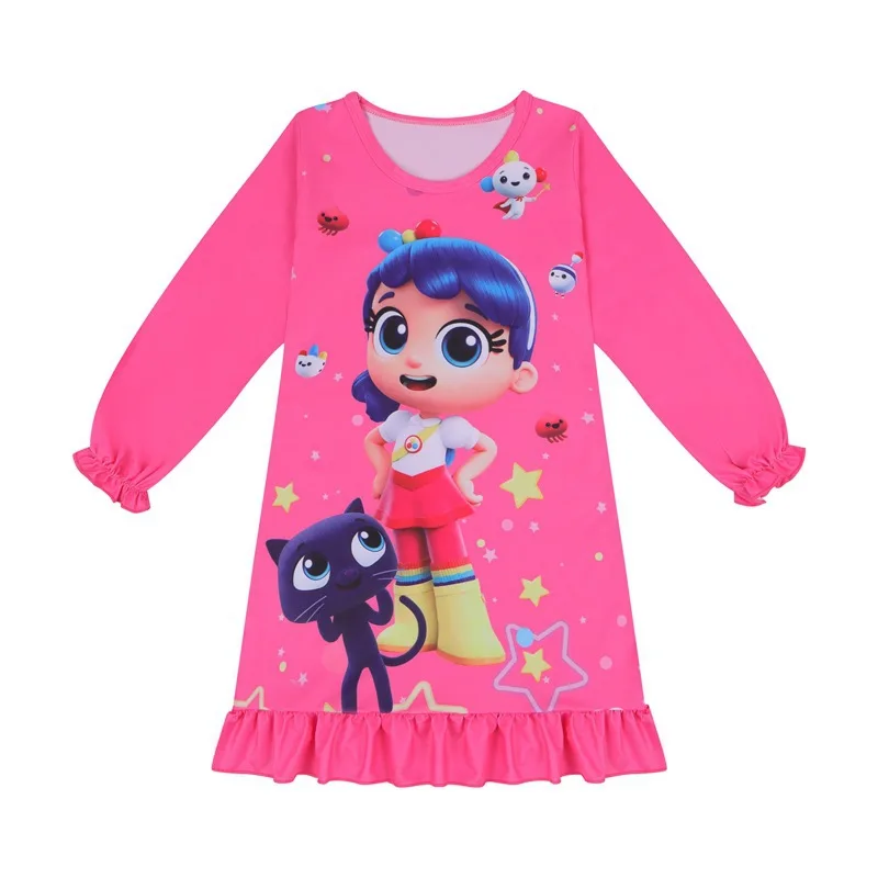 2023 Kids Dresses for Girls True Rainbow Cartoon Print Spring Summer Dress Toddler Girl Pajamas Dress Girl Princess Nightgowns 
2023 Kids Dresses for Girls True Rainbow Cartoon Print Spring Summer Dress Toddler Girl Pajamas Dress Girl Princess Nightgowns