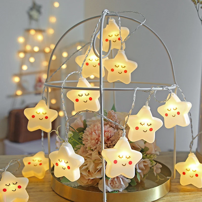 LED String Fairy Lights Garland Patio Crack Star Lamp Chain Christmas Birthday Hoilday Bedroom Lighting Party Outdoor Decoration
LED String Fairy Lights Garland Patio Crack Star Lamp Chain Christmas Birthday Hoilday Bedroom Lighting Party Outdoor Decoration