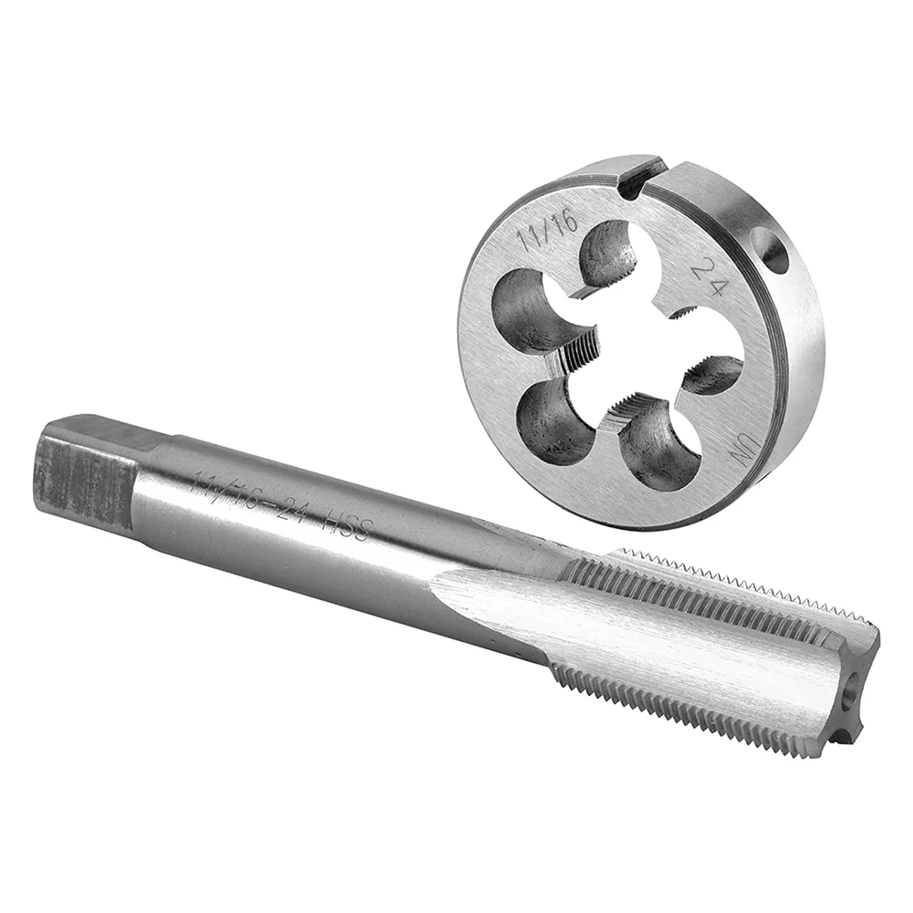 2pcs 11/16-24 UNEF Tap And Die Set Machine Thread Right Hand For Cast Iron Metalworking Workshop Processing Manual Tools Kit
2pcs 11/16-24 UNEF Tap And Die Set Machine Thread Right Hand For Cast Iron Metalworking Workshop Processing Manual Tools Kit