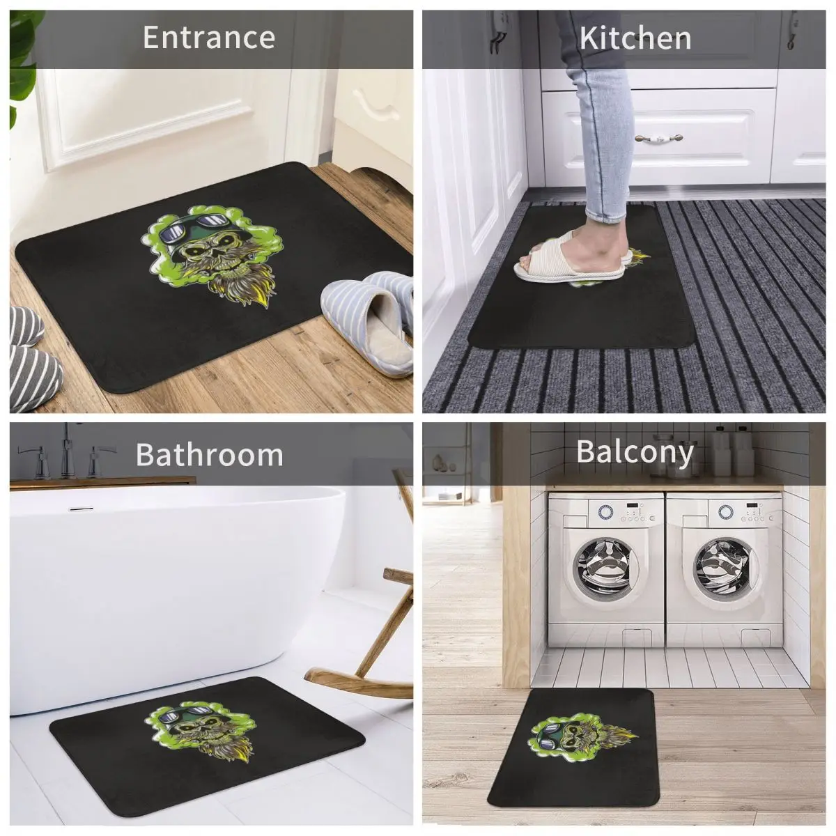 Biker Skull Head Rider Motorcycle Logo Beard Helmet Tattoo Carpet Decor 3D Rug Doormat Bathmat Entrance Living Room Home Kitchen
Biker Skull Head Rider Motorcycle Logo Beard Helmet Tattoo Carpet Decor 3D Rug Doormat Bathmat Entrance Living Room Home Kitchen