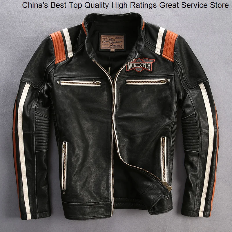 Leather 5 days arrival,Men's Genuine Embroidery Skull Vintage Motorcycle Black Jacket Brand Top Quality Coat
Leather 5 days arrival,Men's Genuine Embroidery Skull Vintage Motorcycle Black Jacket Brand Top Quality Coat