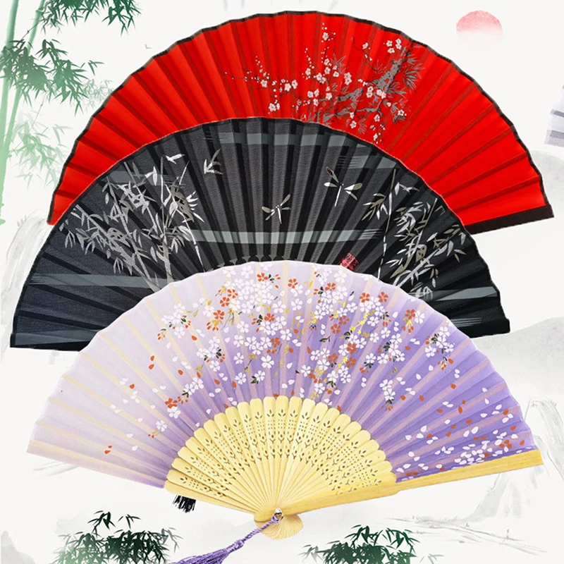 Vintage Chinese Style Folding Fan bamboo hand fan Wooden Shank Classical Dance Fan with Tassel Elegent Female Fan Home Decor
Vintage Chinese Style Folding Fan bamboo hand fan Wooden Shank Classical Dance Fan with Tassel Elegent Female Fan Home Decor