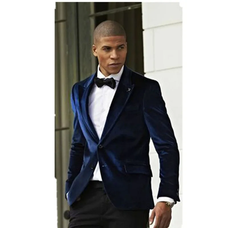 2022 Peak Lapel Elegant Dark Blue Velvet Groom Tuxedo Men Blazers Slim Fit Suit Men Set Prom Wedding Suits 2 Piece(Jacket+Pants)
2022 Peak Lapel Elegant Dark Blue Velvet Groom Tuxedo Men Blazers Slim Fit Suit Men Set Prom Wedding Suits 2 Piece(Jacket+Pants)